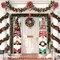 Outdoor Christmas Decorations in 2 Pieces Winter Holiday Door Banner Decoration with Light Strings and Pins for Yard Front Door Home Garage Wall Decor Xmas Hanging Porch Signs Banner